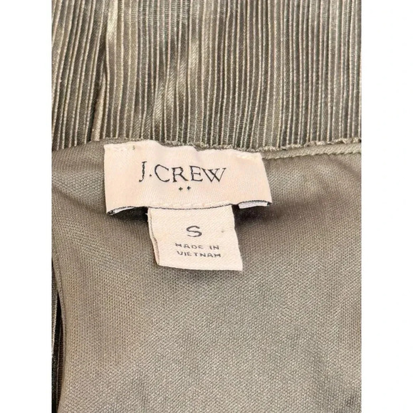 NEW J. Crew Plisse Shell Sleeveless Top Blouse & Slip Skirt Spanish Moss SZ S - Picture 9 of 14